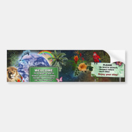 Välkommen till Planet Earth Bildekal