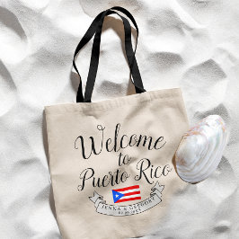Välkommen till Puerto Rico| Destination Wedding Fa Tygkasse