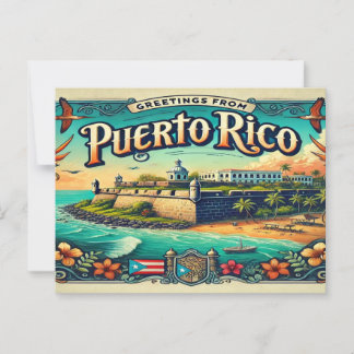 Välkommen till Puerto Rico Vykort
