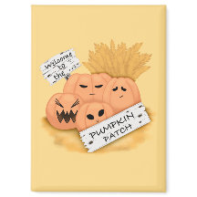 Välkommen till Pumpkin Patch Magnet
