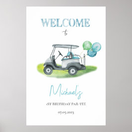 Välkommen till Putt Party Golf Theme Poster