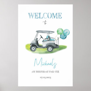 Välkommen till Putt Party Golf Theme Poster