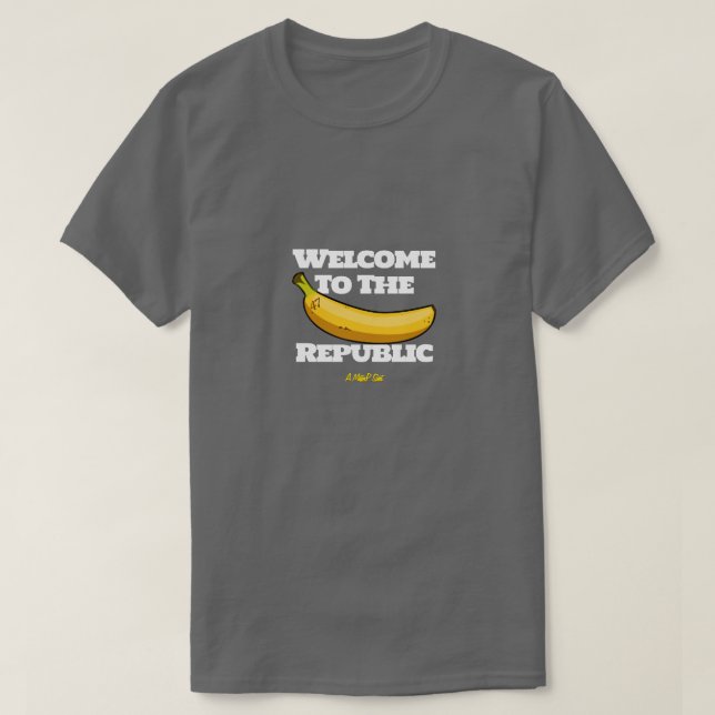 Välkommen till ... Republiken - En minister i Shir T Shirt (Design framsida)