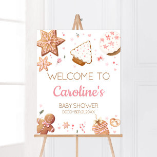 Välkommen till rosa jul Little Cookie Poster