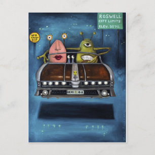 Välkommen till Roswell Vykort