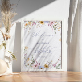 Välkommen till Rustic Chic Wildbloms Möhippa  Poster