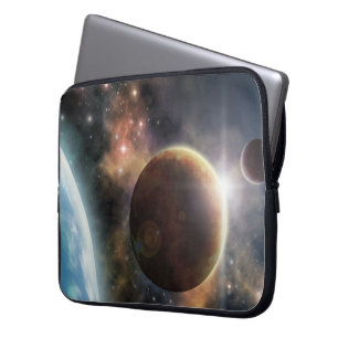 Välkommen till rymden laptop sleeve