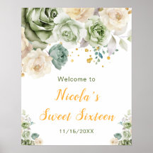 Välkommen till Sage Grönt och Cream Blommigt Sweet