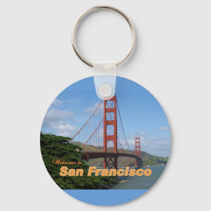 Välkommen till San Francisco - Golden Grind Bridge Nyckelring