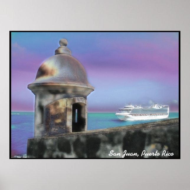 Välkommen till San Juan Poster (Framsidan)