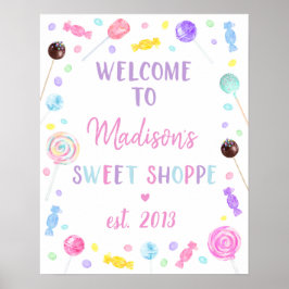 Välkommen till Shop Lollipop Candy Birthday Poster