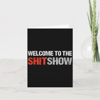 Välkommen till showen _ Svordomar humor Kort