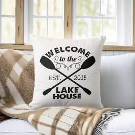 Välkommen till Sjö House Rustic Paddles Kudde