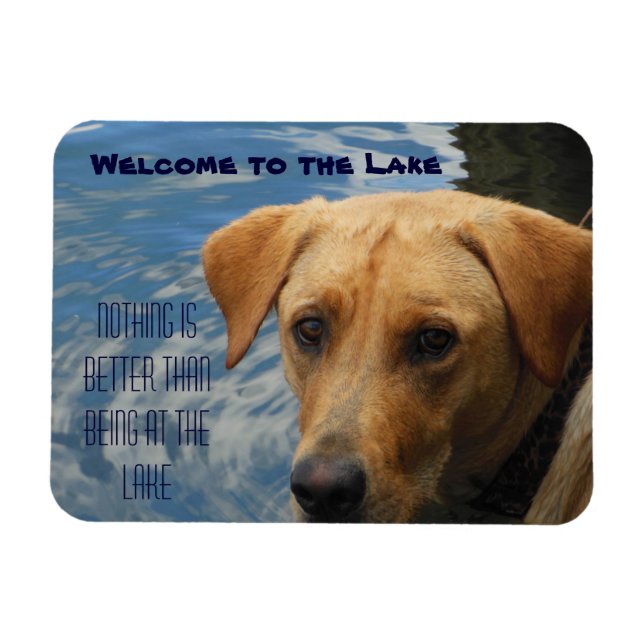 Välkommen till Sjö Labrador Magnet (Horisontell)