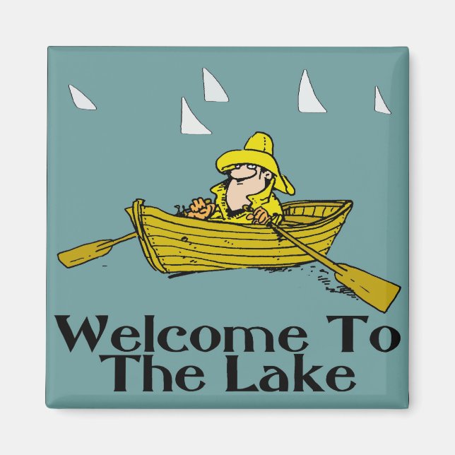 Välkommen till Sjö, rowboat Magnet (Framsidan)