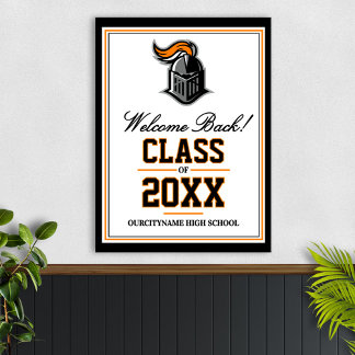 Välkommen till skolans maskotklassåterträff poster