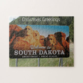 Välkommen till South Dakota. Pussel