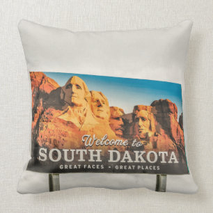 Välkommen till South Dakota-signalen Kudde
