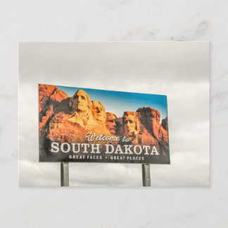 Välkommen till South Dakota-signalen Vykort