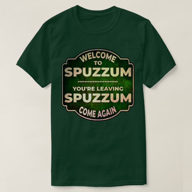 Välkommen till SPUZZUM BC T Shirt (Design framsida)