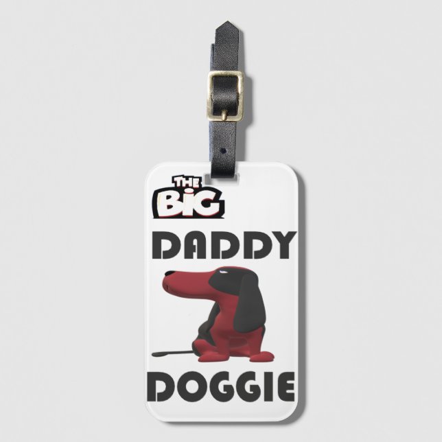 VÄLKOMMEN TILL STOR DADDY DOGGIE BAGAGEBRICKA (Framsida vertikal)