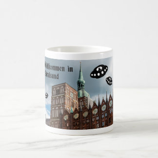 Välkommen till Stralsund. Utomjordiska besökare Kaffemugg