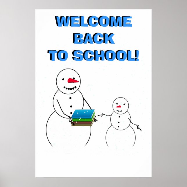 Välkommen till Student back to school Poster (Framsidan)