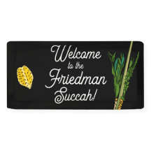 Välkommen till Succah Lulav Banner - Personlig