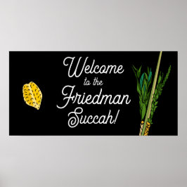 Välkommen till Succah Personlig Lulav Poster