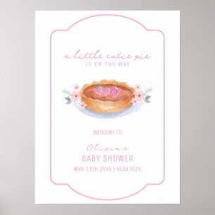 Välkommen till Sweet Blommigt Paj Raspberry Baby S Poster