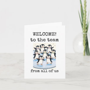 Välkommen till teamet, från oss alla, Cute Card Kort