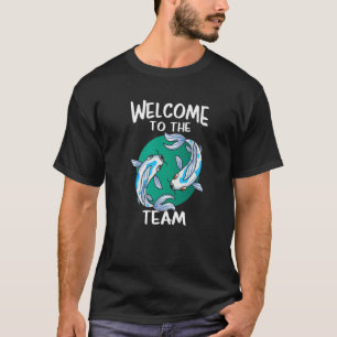 Välkommen till teamet Koi Fish Yin och Yang T Shirt