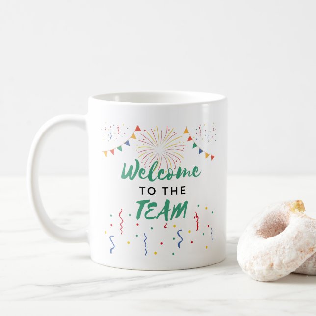 Välkommen till teamet Ny medarbetares välkomnande Kaffemugg (Med munk)