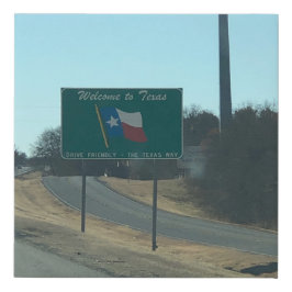 Välkommen till Texas Kanvastryck