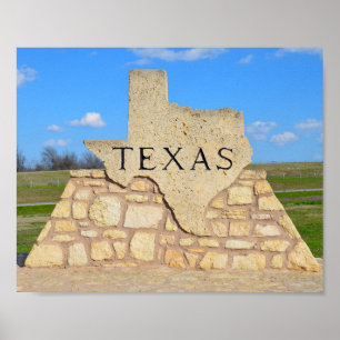 Välkommen till Texas Poster
