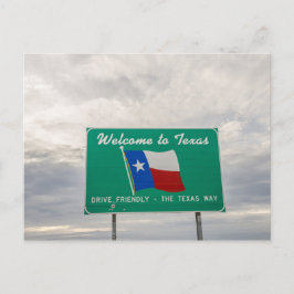 Välkommen till Texas-signalen - Lone Star State Vykort