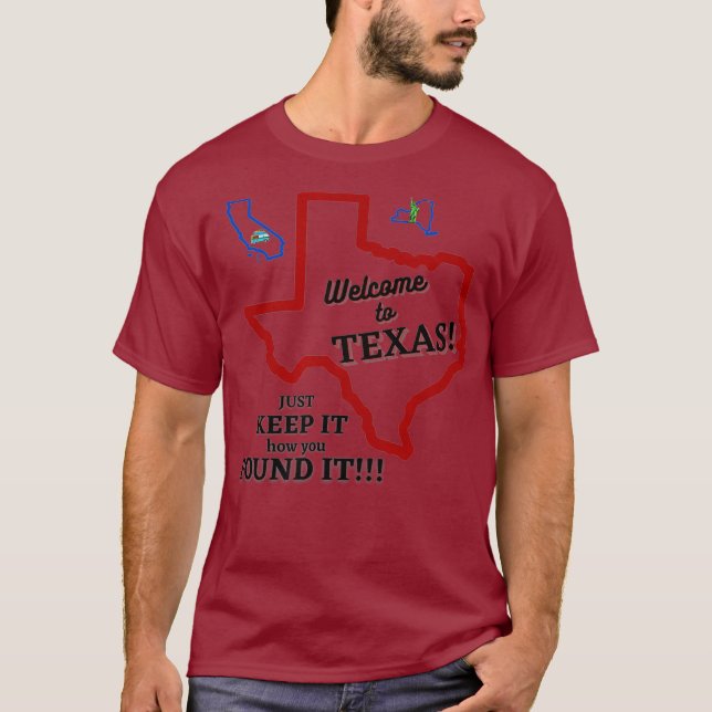Välkommen till Texas T Shirt (Framsida)