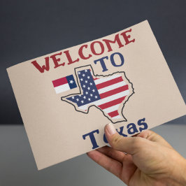 Välkommen till Texas Vykort