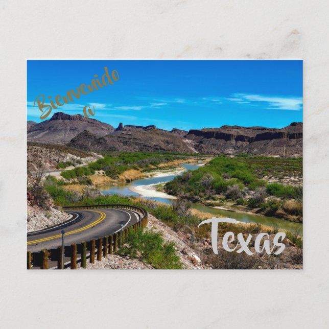Välkommen till Texas vykort (Framsida)