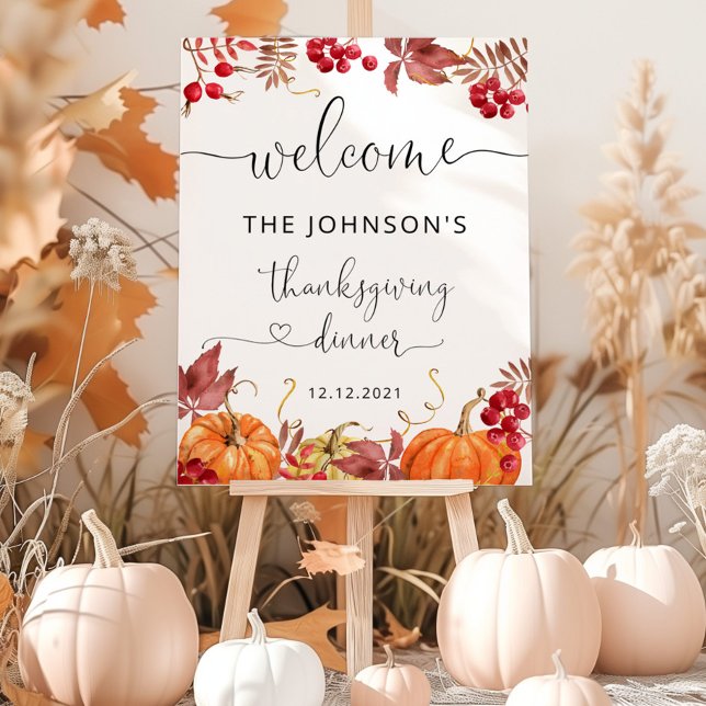 Välkommen till Thanksgiving-middag Poster (Skapare uppladdad)