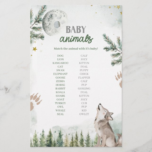 Välkommen till The Pack Forest Wolf Baby Animals G (Framsida)