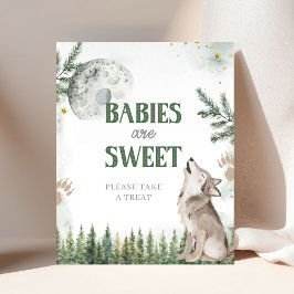 Välkommen till The Pack Forest Wolf Baby är söta Poster
