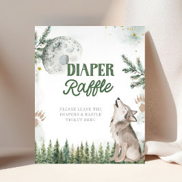 Välkommen till The Pack Forest Wolf Blöja Lotteri Poster
