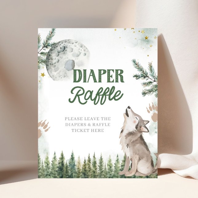 Välkommen till The Pack Forest Wolf Blöja Lotteri Poster (Skapare uppladdad)