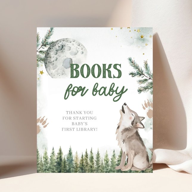 Välkommen till The Pack Forest Wolf Books för baby Poster (Skapare uppladdad)