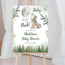 Välkommen till The Pack Forest Wolf välkomstskylt