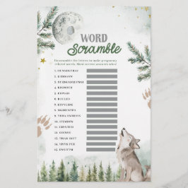 Välkommen till The Pack Forest Wolf Word Scramble