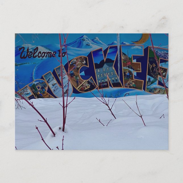 Välkommen till Truckee! Vykort (Framsida)