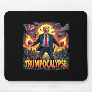 Välkommen till Trump-ocalypse Rolig Donald Trump H Musmatta