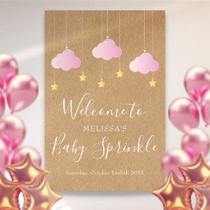 Välkommen till Twinkle Sprinkle Flicka Shower Boho Poster